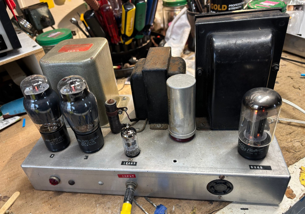 HOMEBREW WILLIAMSON AMPLIFIER,WORKS!