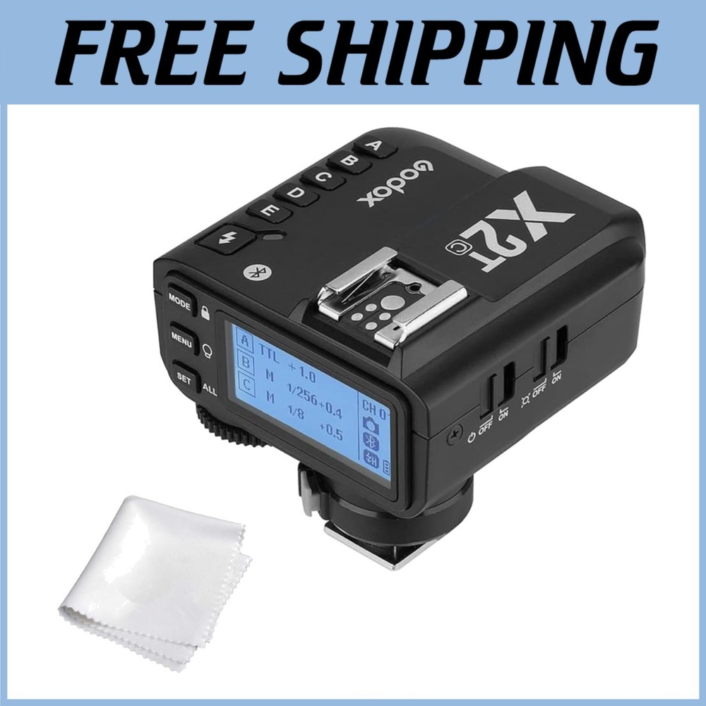 Wireless Flash Trigger for Canon, Bluetooth, 5 Group Buttons-