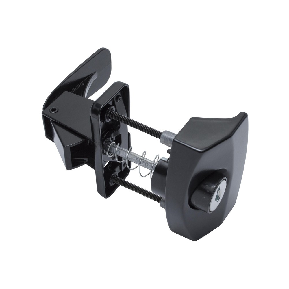 Creative Products Group Keyed Door Lock for Pop-Up Campers, Aluminum, Black