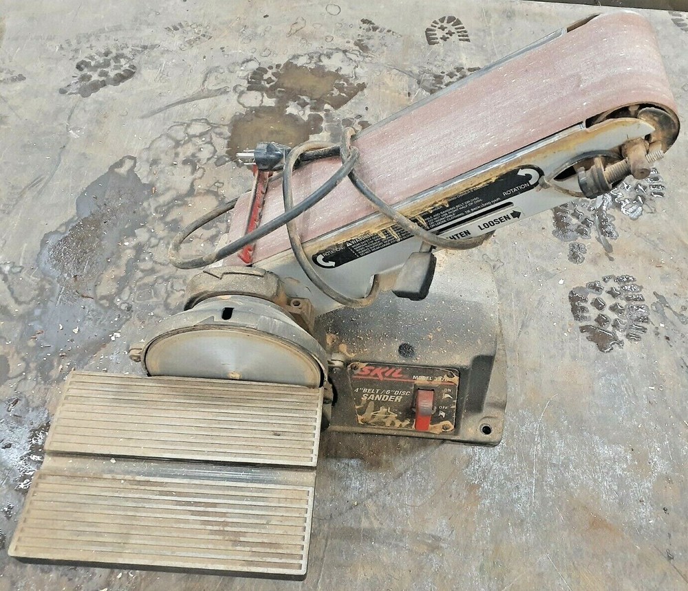 SKIL SANDER 4" BELT/ 6" DISC SANDER MODEL 3370