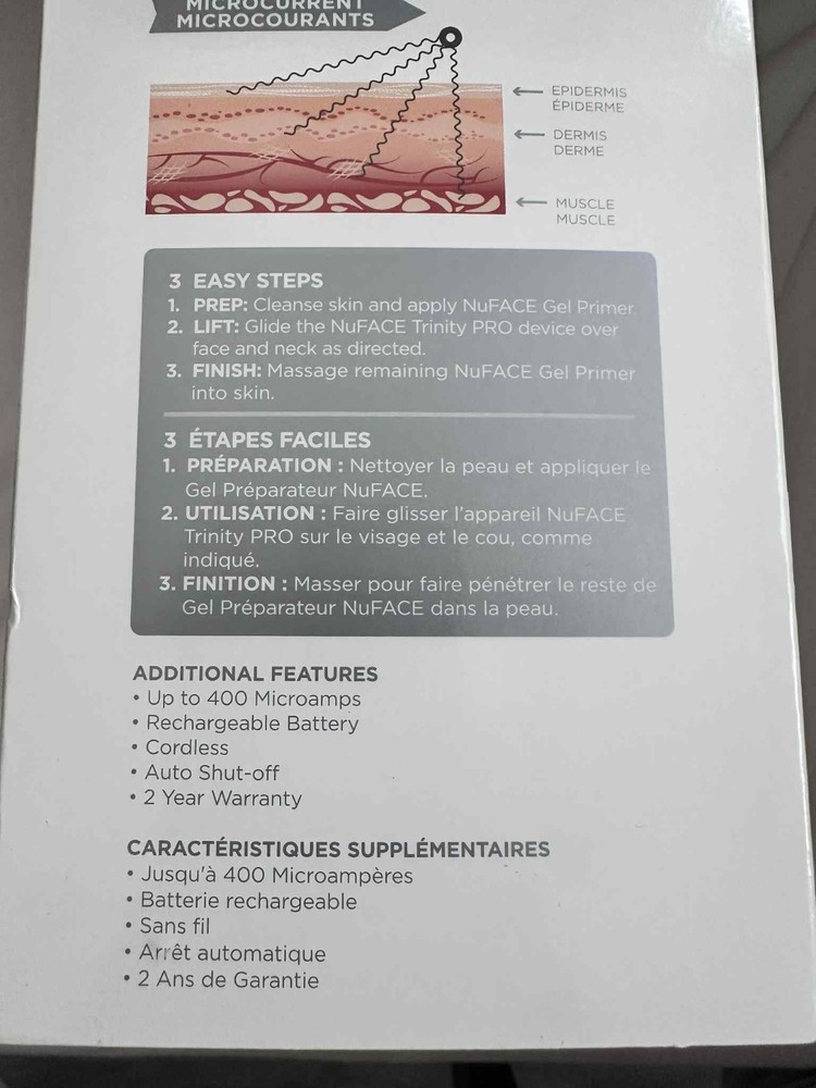 NUFACE Trinity PRO Facial Toning Kit Microcurrent Device NEW FDA Cleared