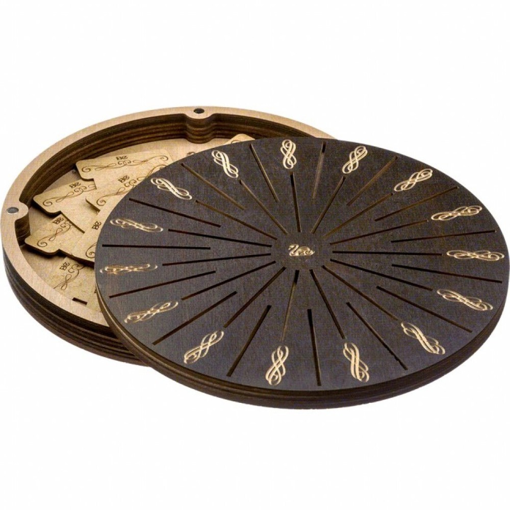 Plywood Needlework Box + 32 spools Needlework Organizer Thread/Floss organizer