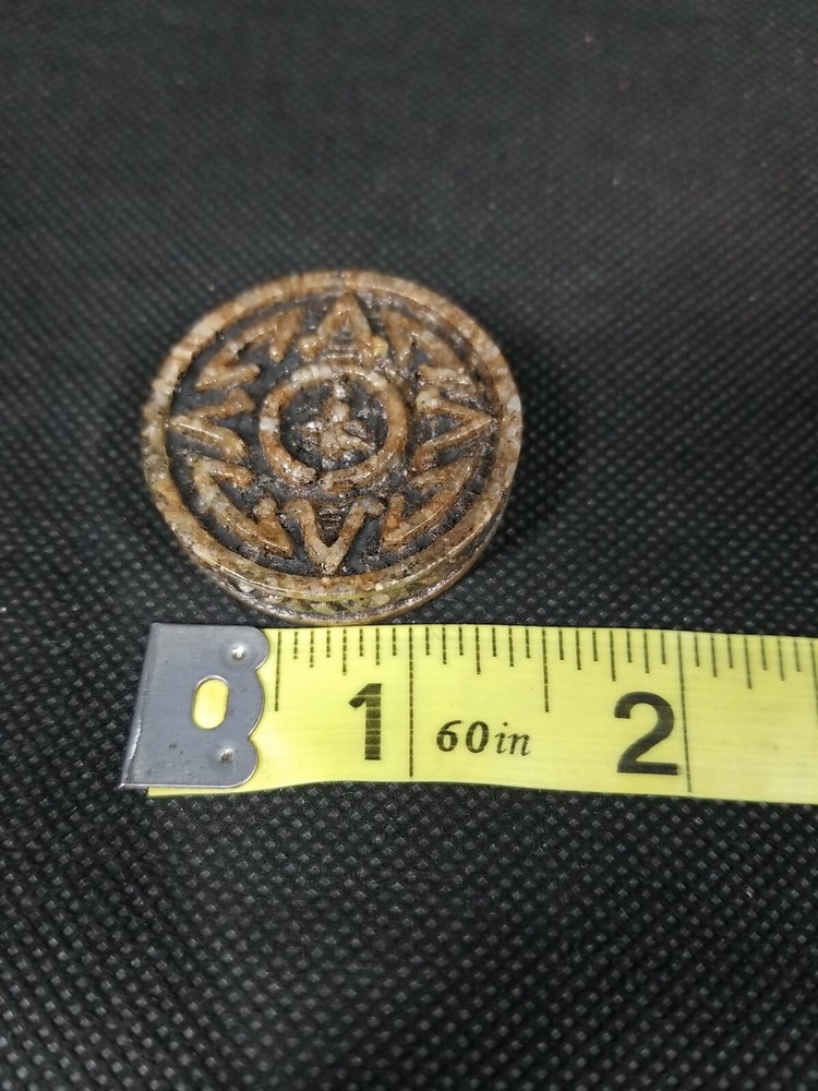 Mayan Aztec Chess Backgammon Spanish Ornamental Replacement Part Chip Stone **