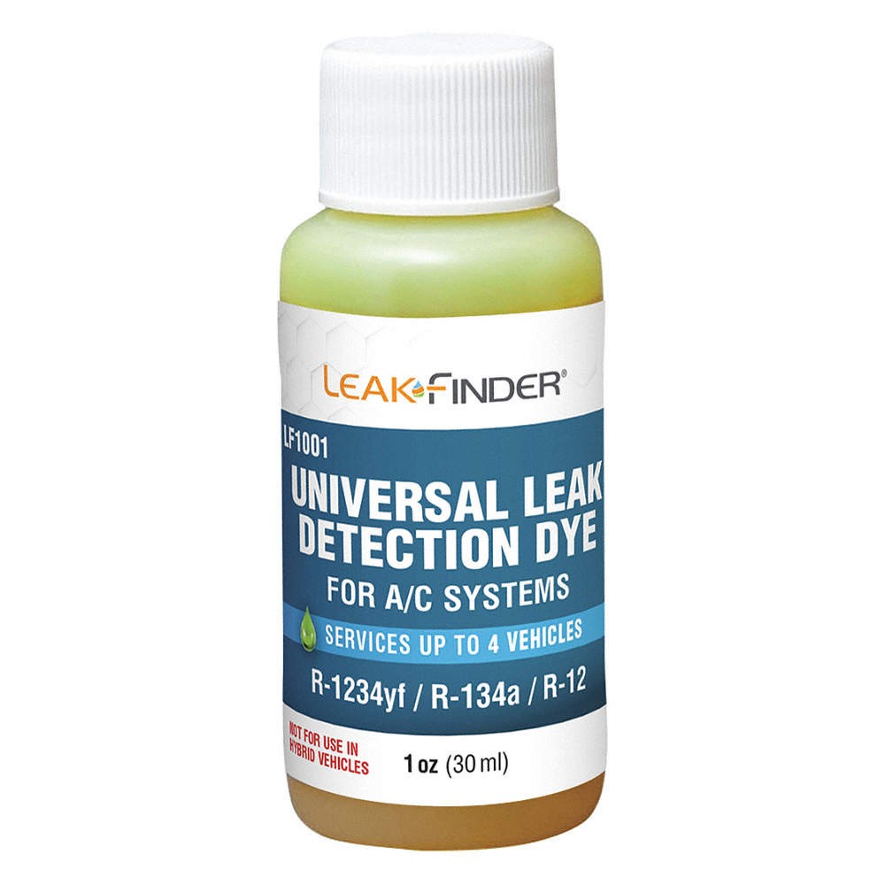 LEAKFINDER  UV Leak Detection Dye,1 oz. Size 55NP15