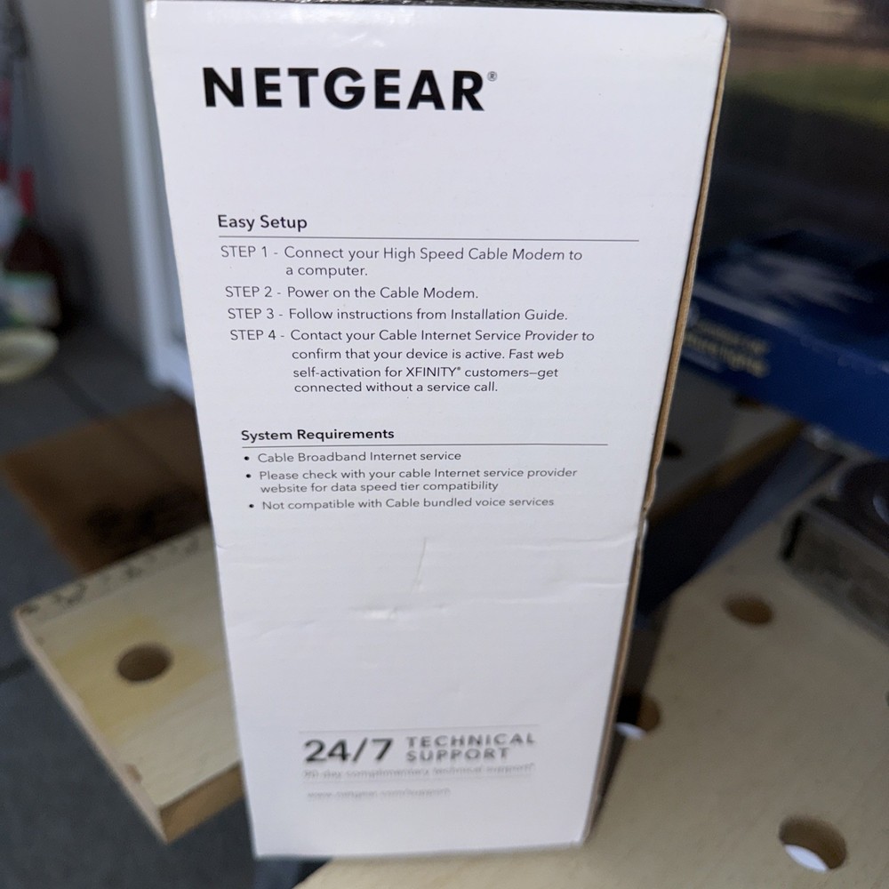 Netgear High Speed Cable Modem Model CM500 - SEALED!
