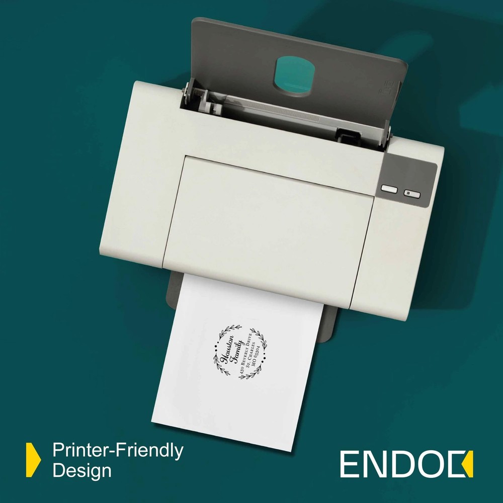EnDoc #8 Double Window Envelopes Self Seal - Security Check Envelopes - 80 Co...