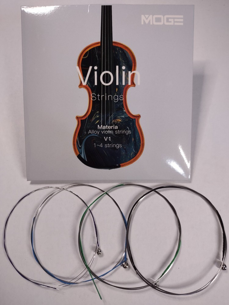MOGE String Sets, Tuner & Accessories Starter Kit for Violin
