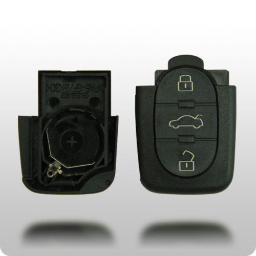 3 BUTTON REMOTE FLIP KEY FOB CASE SHELL FITS AUDI A4 A6 A8