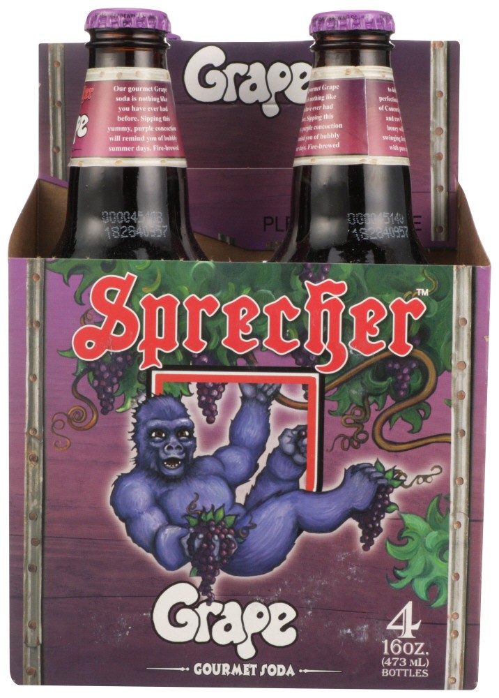 SPRECHER SODA GRAPE 4PK 64 FO
