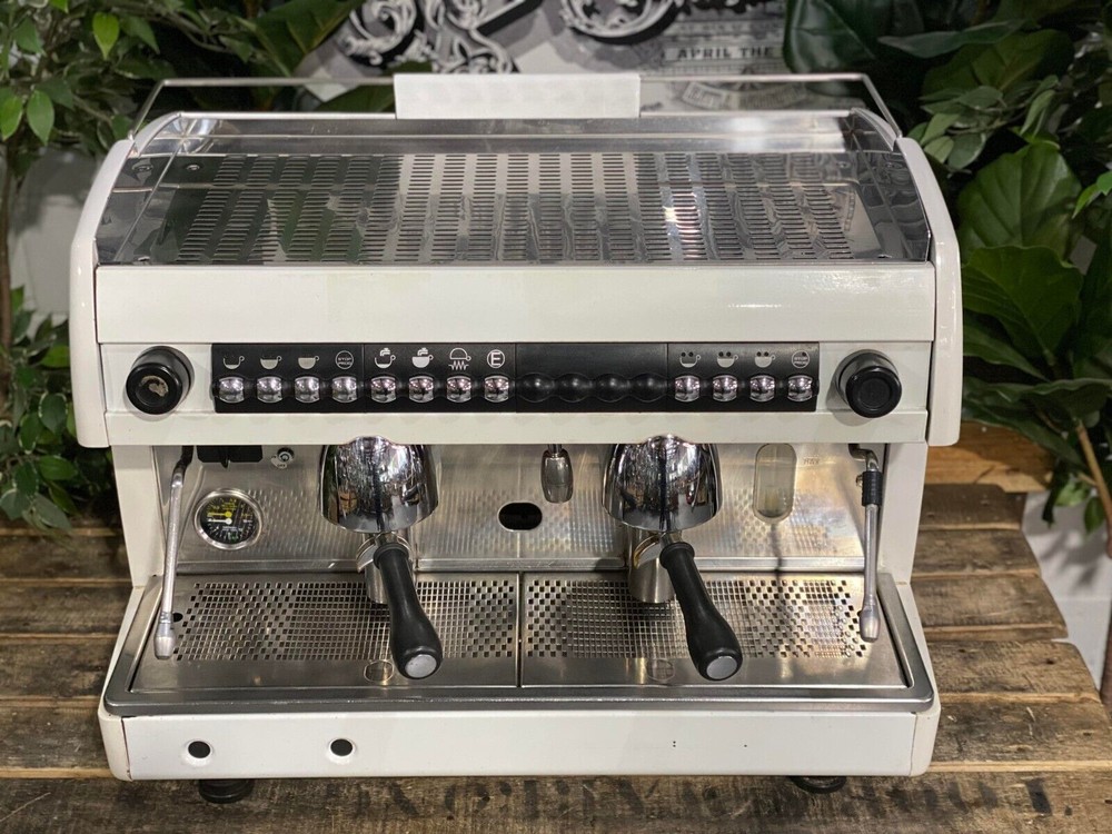 WEGA SPHERA 2 GROUP WHITE ESPRESSO COFFEE MACHINE