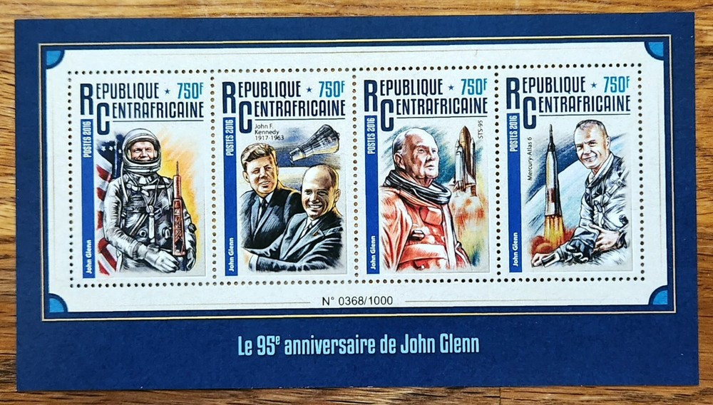 John Glenn (Yvert & Tellier Code: 4276-4279)