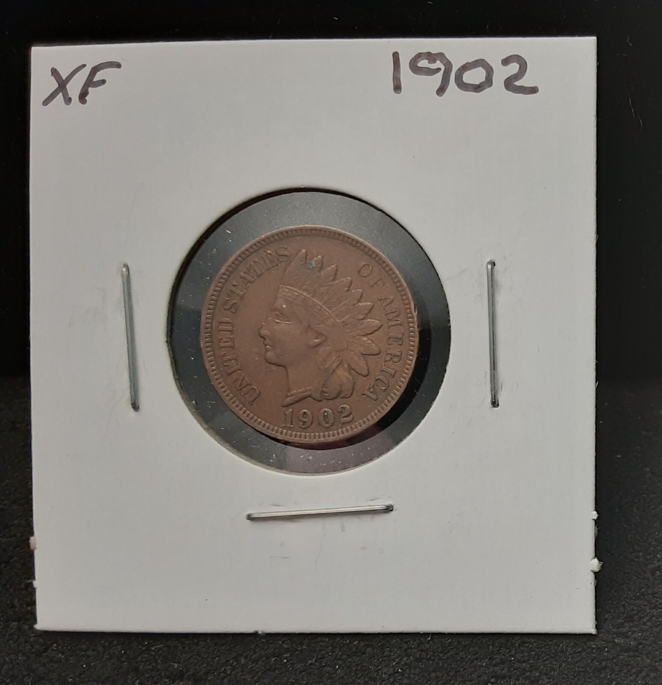 1902 INDIAN HEAD CENT- XF - PP4