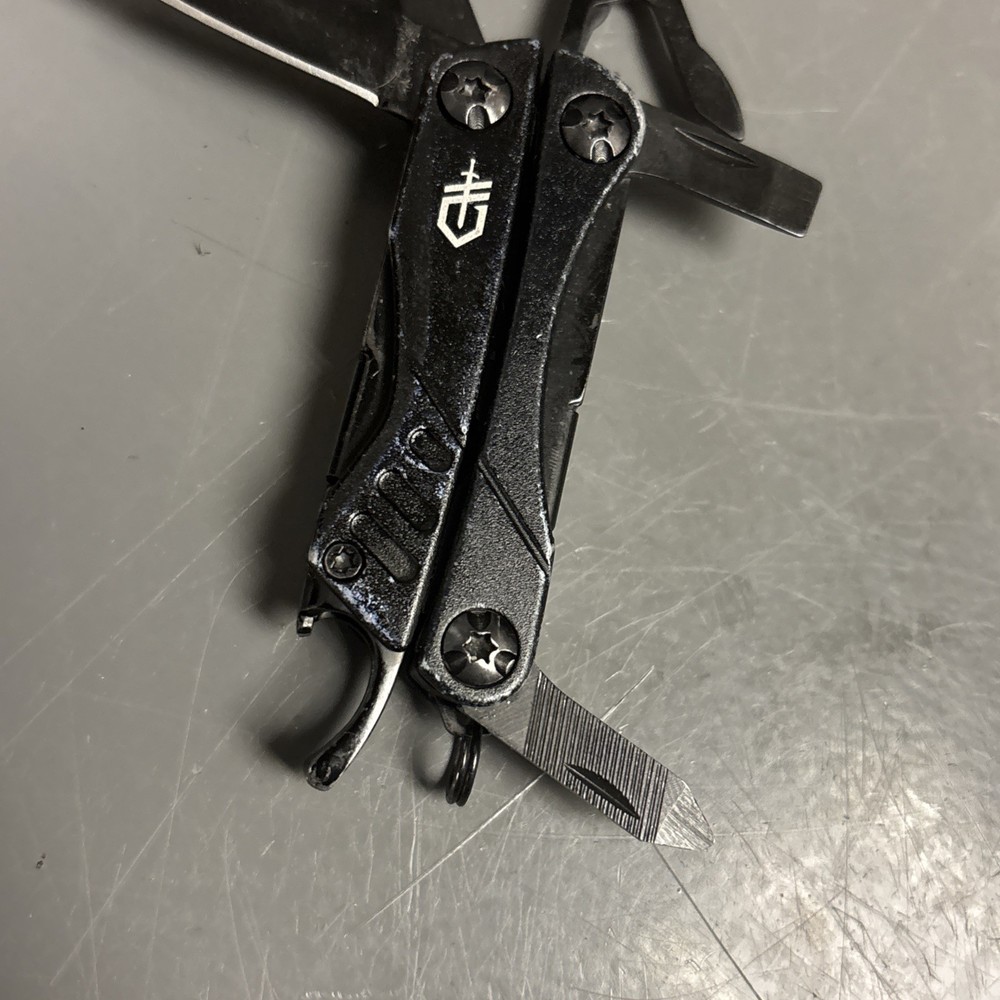 Gerber Dime Pocket Knife Keychain Multi-Tool - Black