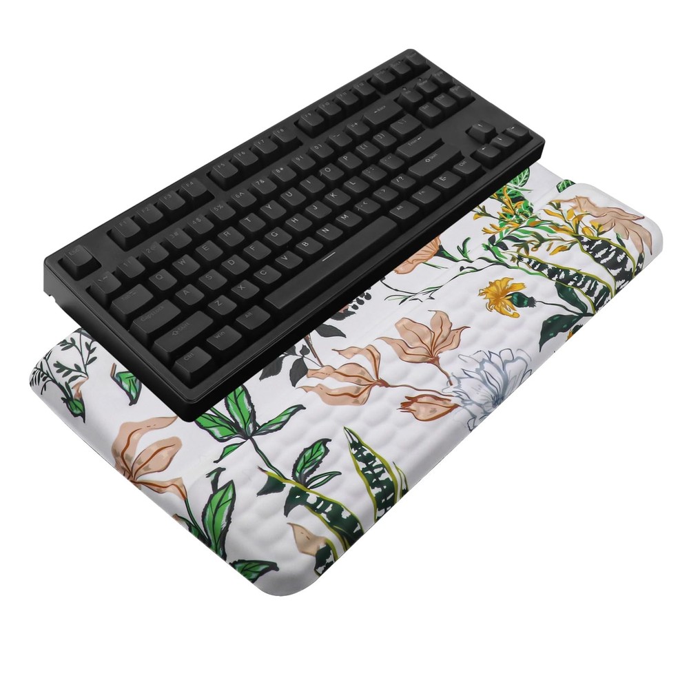 Ergonomic Tilted Computer Keyboard Stand Wrist Rest Riser Tray Wild Grass