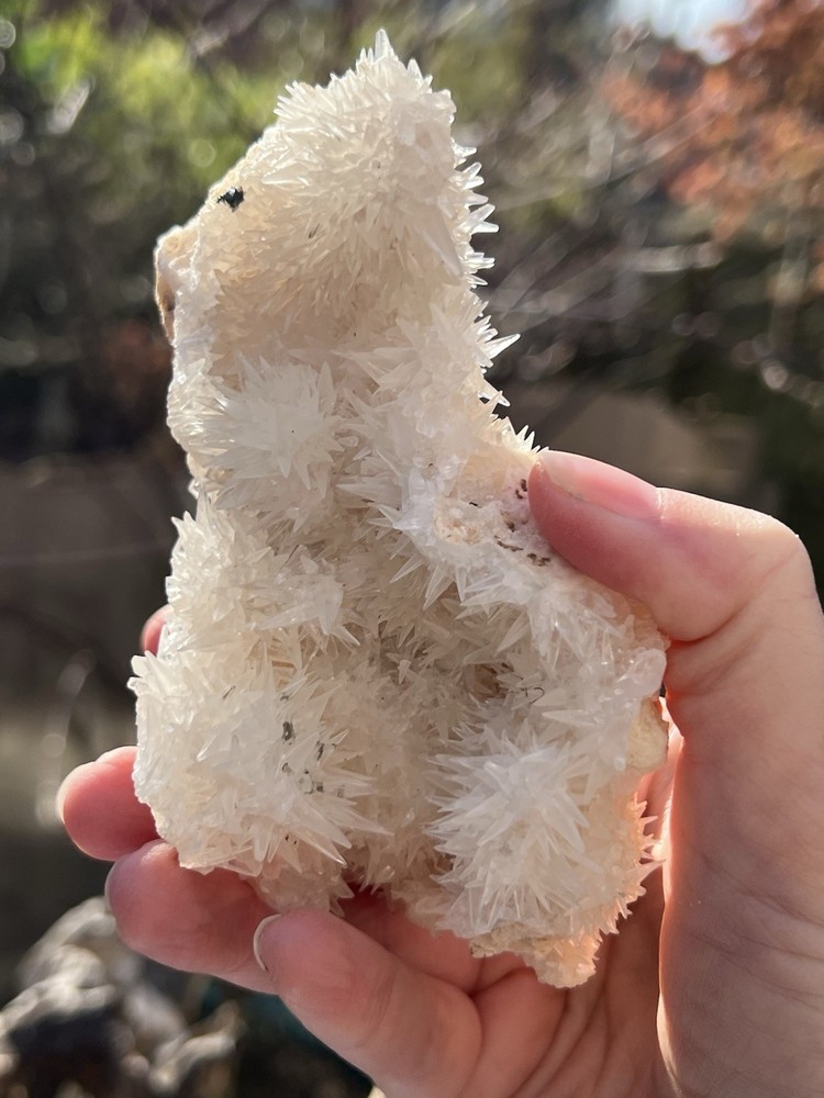 Calcite Spiky Cluster Crystal Patterns 319g 3