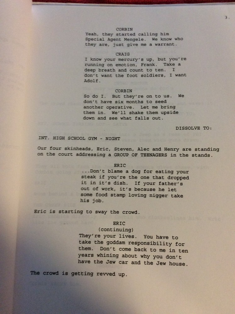 SCRIPT FINAL SOLUTION JUSTICE WITH A VENGEANCE ARNIE WESS DAVE DIGREGORIO