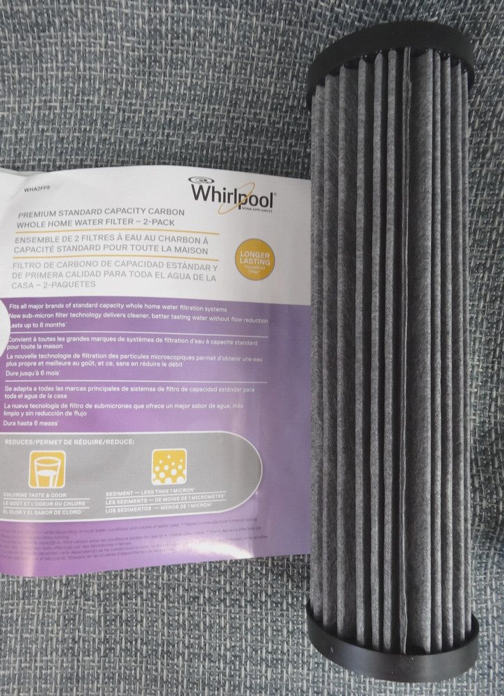Whirlpool WHA2FF5 Premium Carbon Standard Capacity Whole Home Water Filter