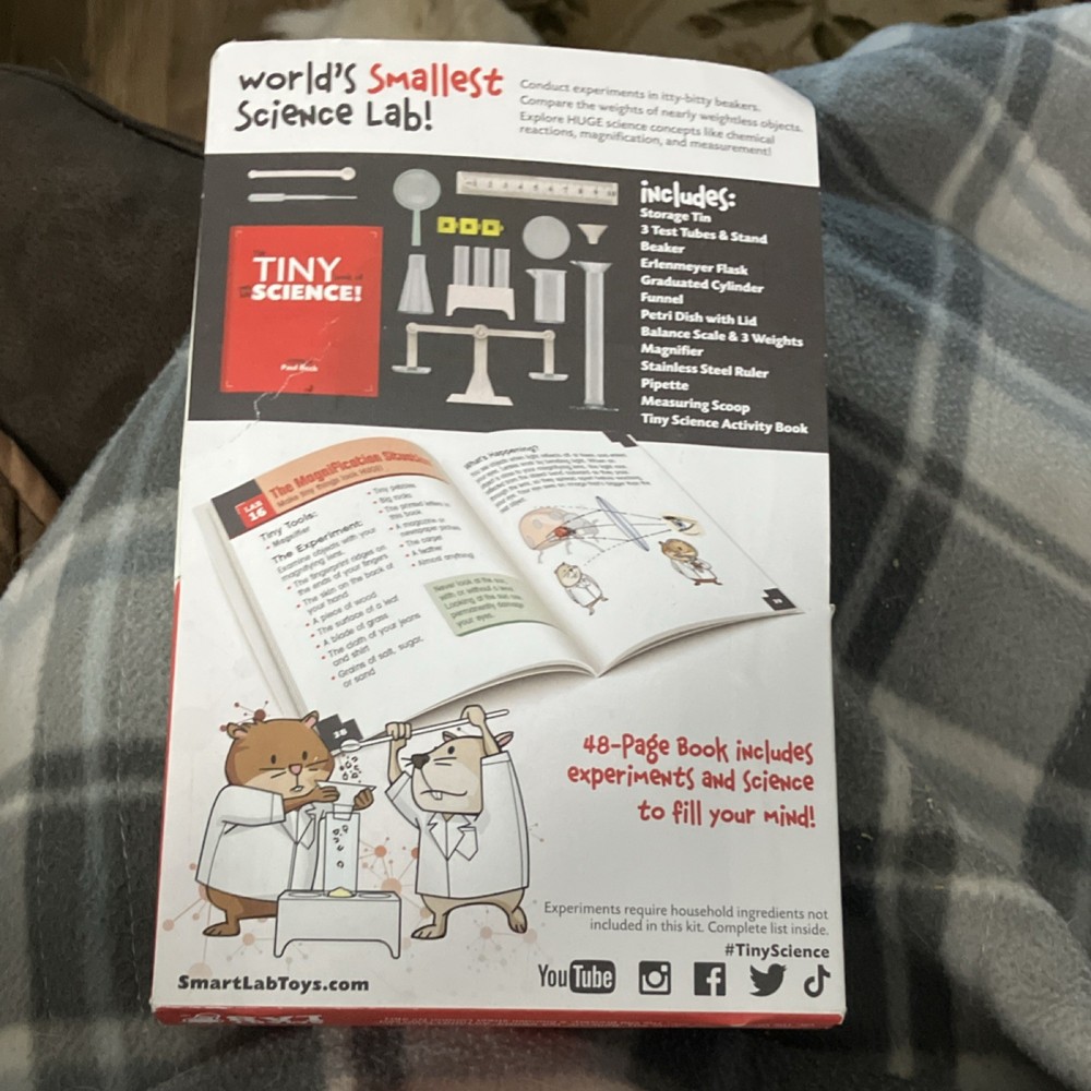 SmartLab Tiny Science Kit World's Smallest Science Lab Ages 8+ 2021