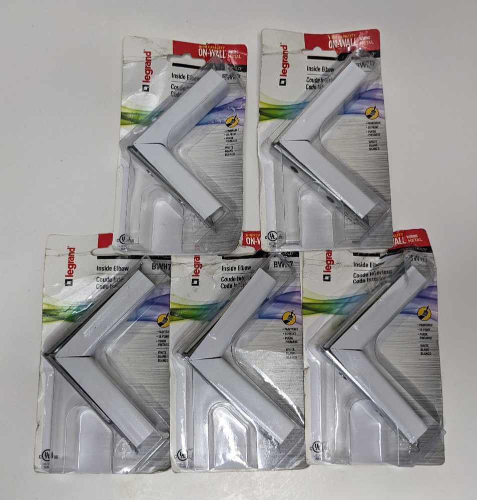 5X Legrand Metal Raceway Inside Elbow BWH7