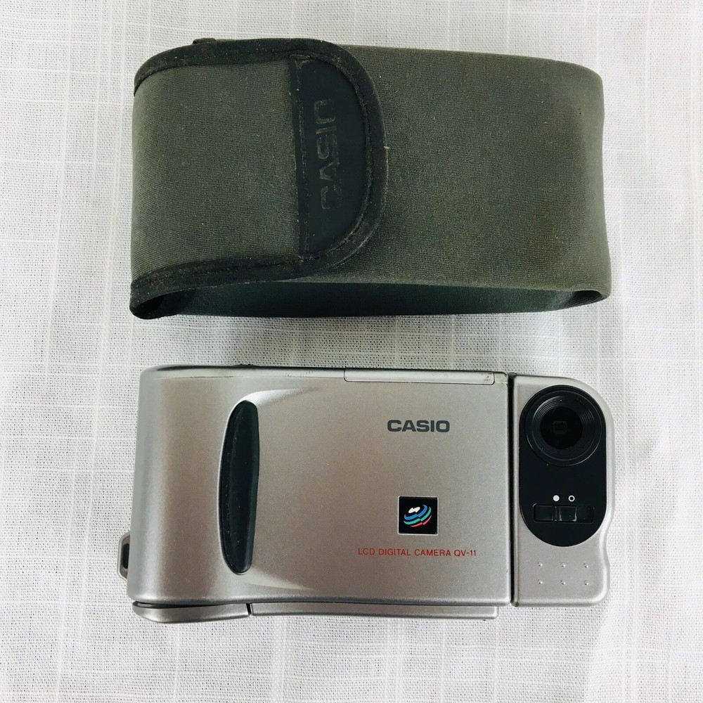 Casio QV-11 Vintage Digital Camera WORKING TESTED