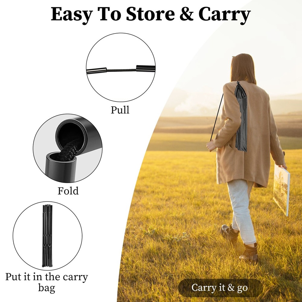 2 Sets Foldable Easel Drawing Stand for Painting Wedding Canvas Art Adjustable