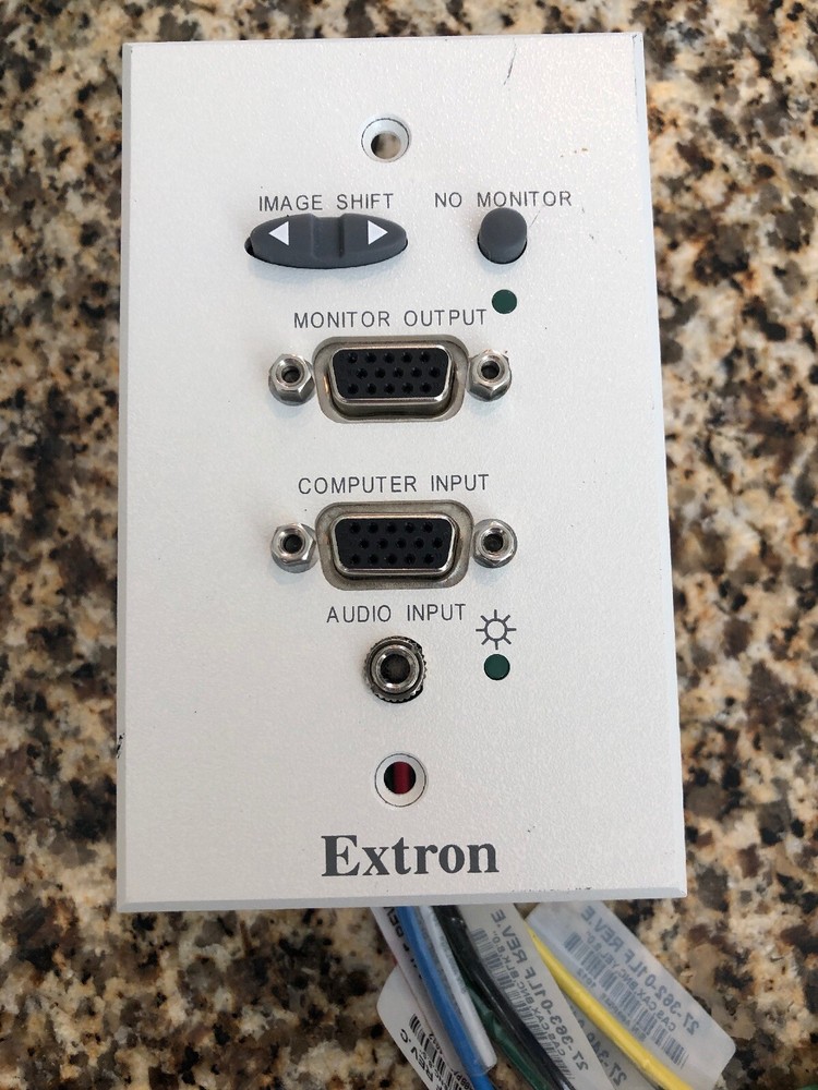 Extron Architectural Interface for One-Gang Wall Box