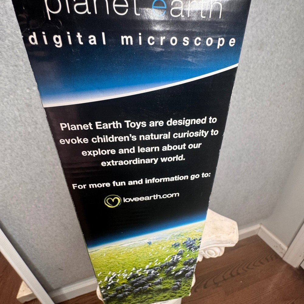 Planet Earth Digital Microscope Web Cam & CD Rom All In One Educational Toy
