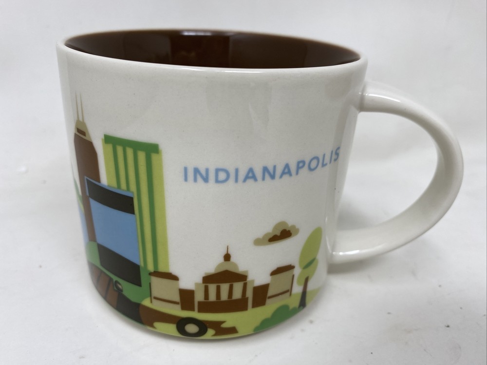Starbucks Indianapolis You Are Here Collection Mug 2013 Preowned