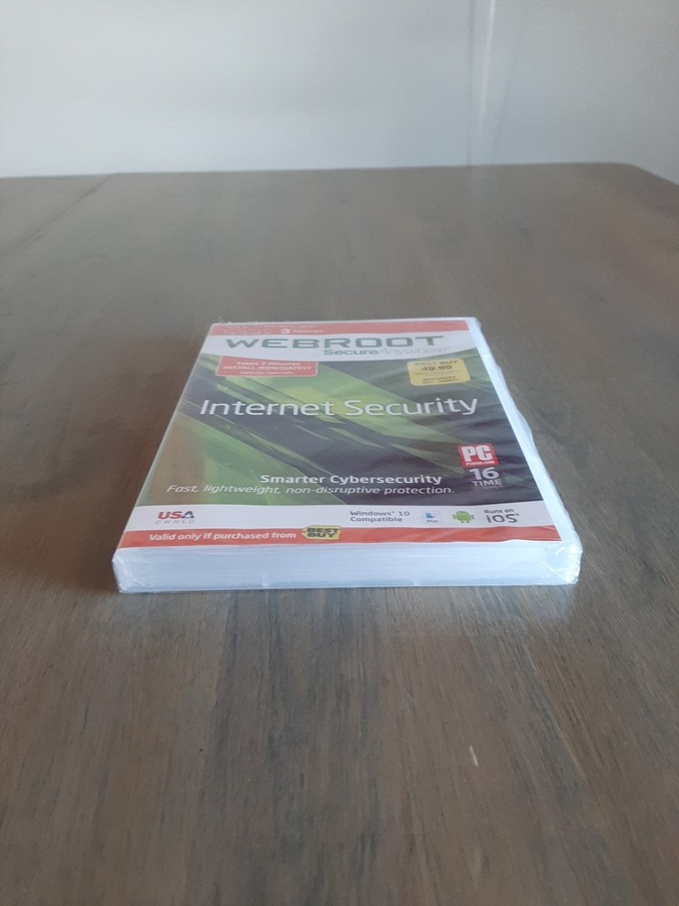 Webroot SecureAnywhere Internet Security - Full Version for Windows & Mac...