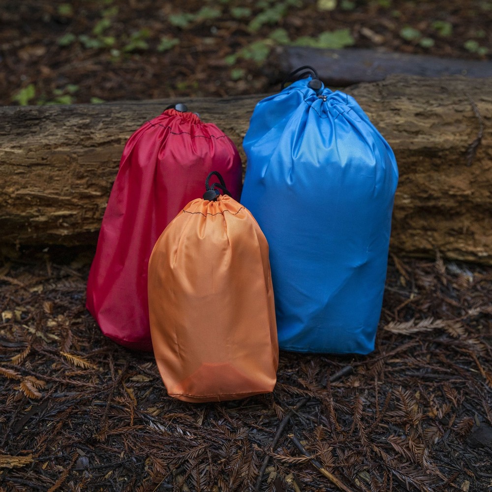 Ditty Bag 3 Pack Stuff Bag, 16.2 L, Assorted, Unisex, Drawstring Closure, New