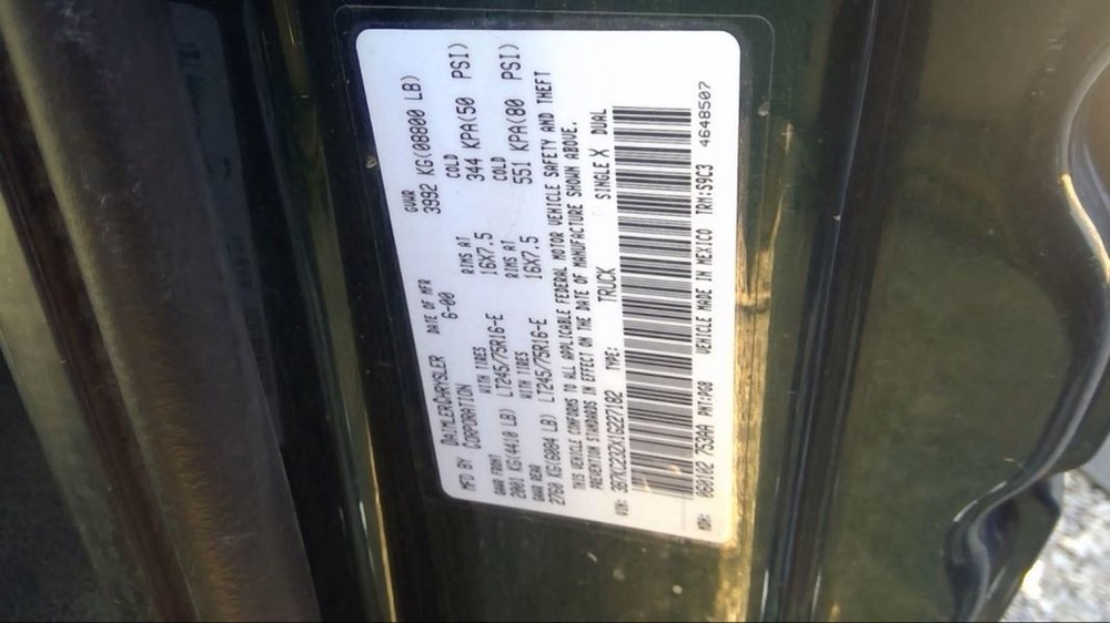 TDODR2500 2001 Engine 1435605