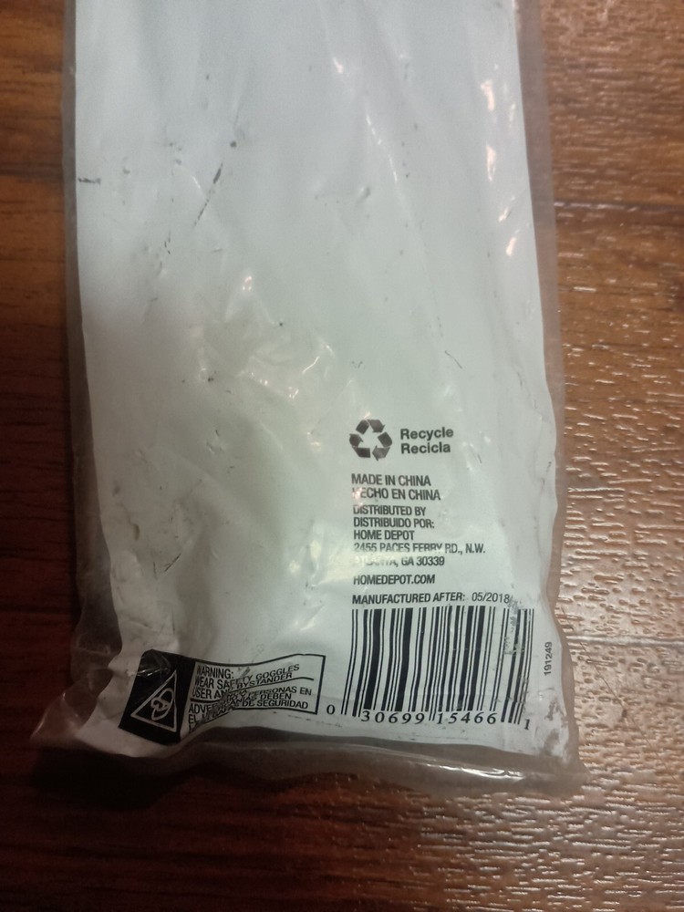 Everbilt 18 in. Zinc-Plated Cane Bolt