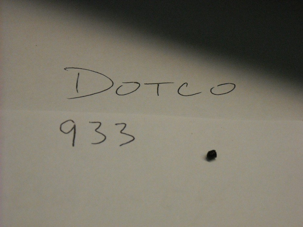 933, Set Screw, Dotco, Cooper Tools, New