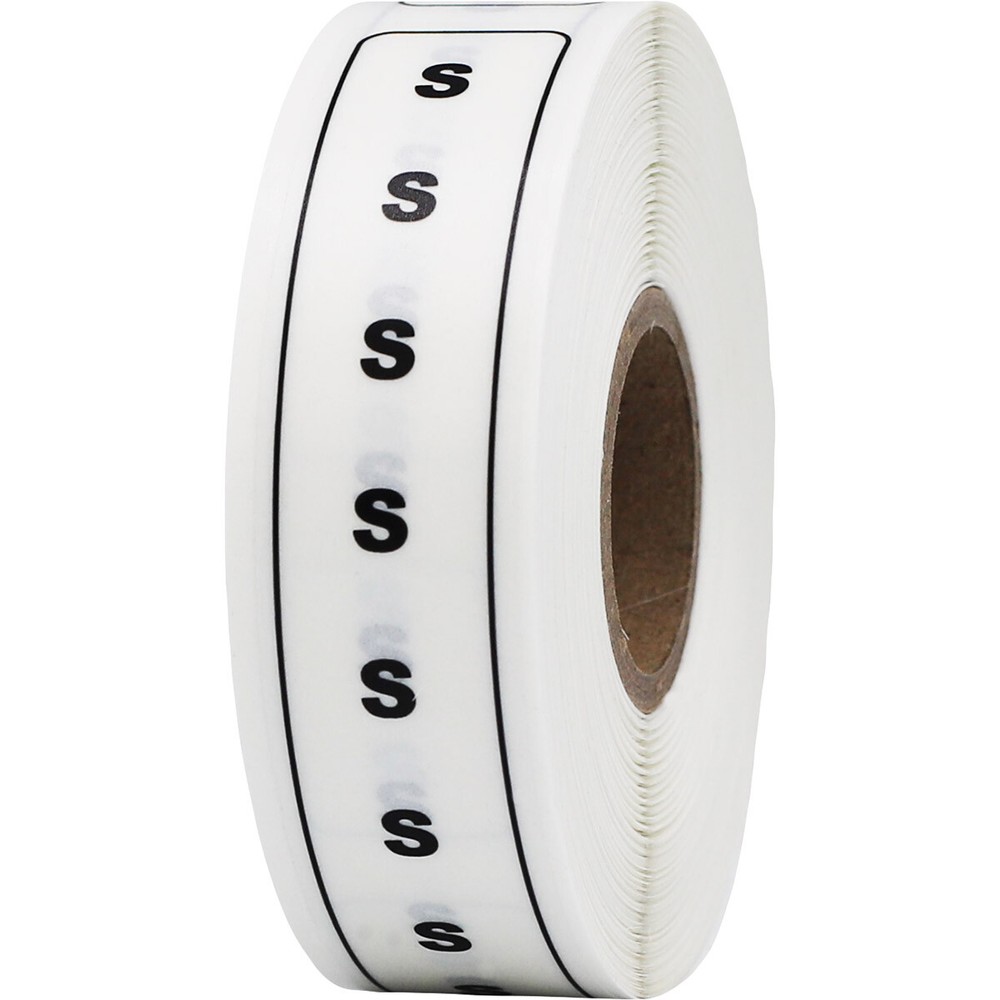 S Size Strip Labels | 0.75 x 5″ | 200 Per Roll