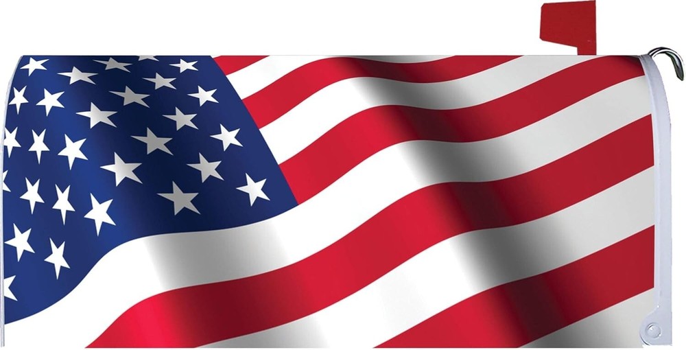 American Flag Magnetic Mailbox Cover
