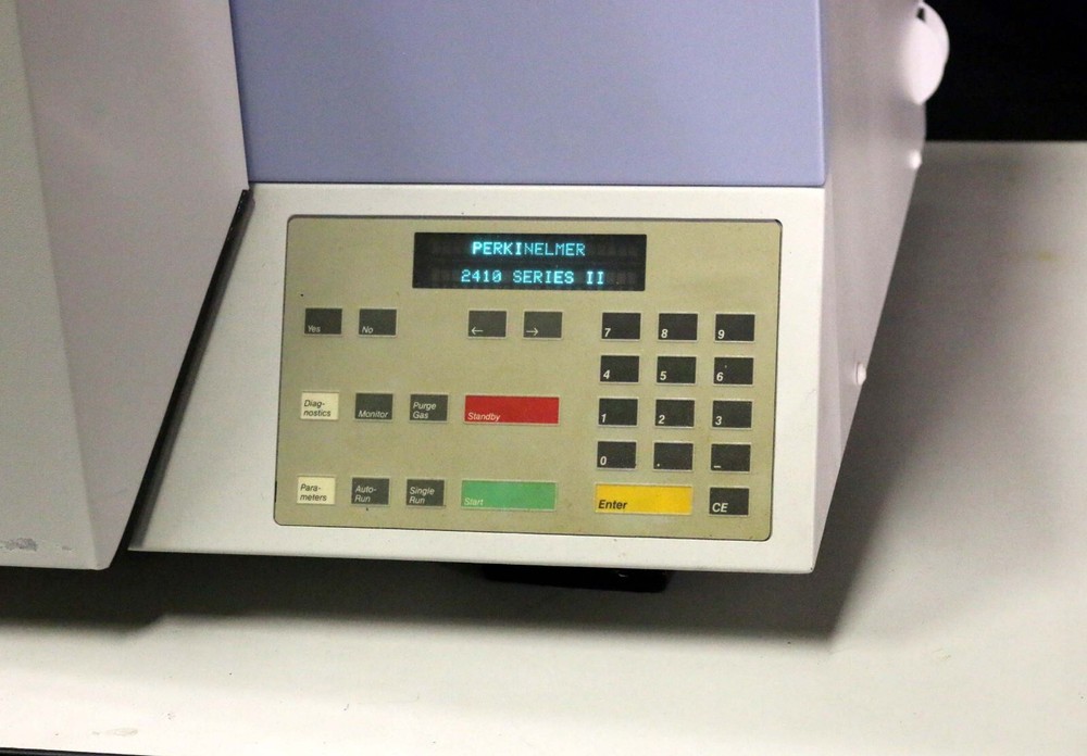 Perkin Elmer 2410-II Nitrogen Analyzer & Manual, TESTED