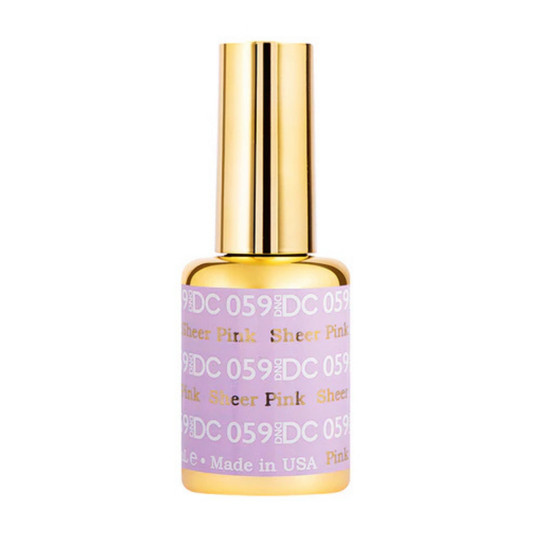 DND DC Gel Polish UV/LED #059 - Sheer Pink (GEL ONLY)