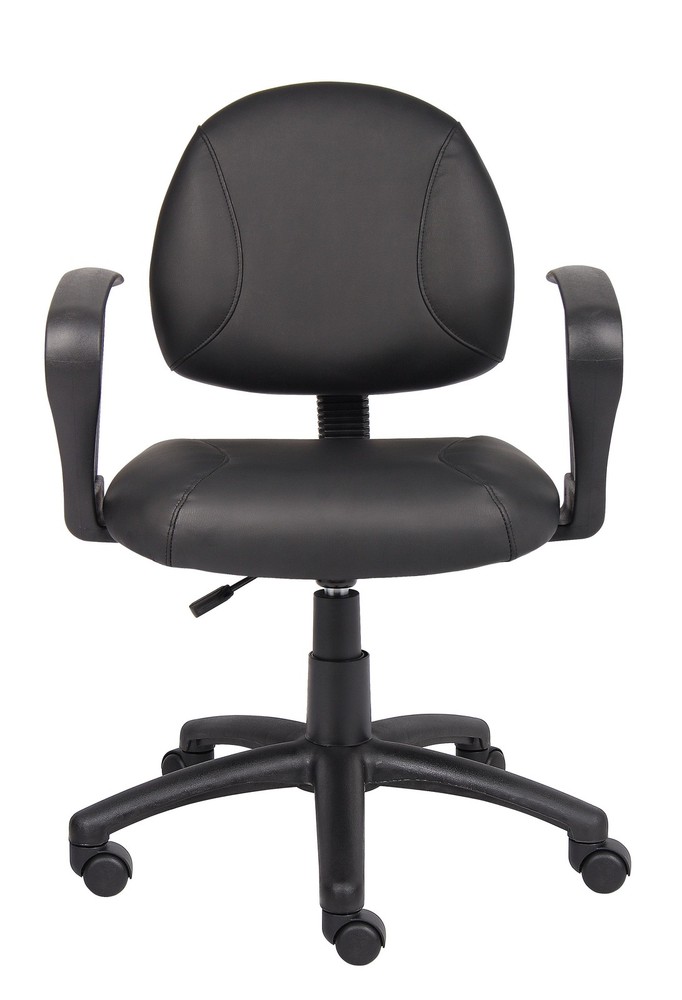 Boss Black Posture Chair W/ Loop Arms MODEL # B307