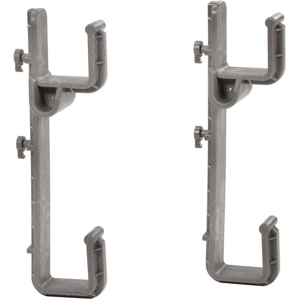 Accessory Square Hooks 2-3/8" Deep for Industrial Service Carts Structural Foam