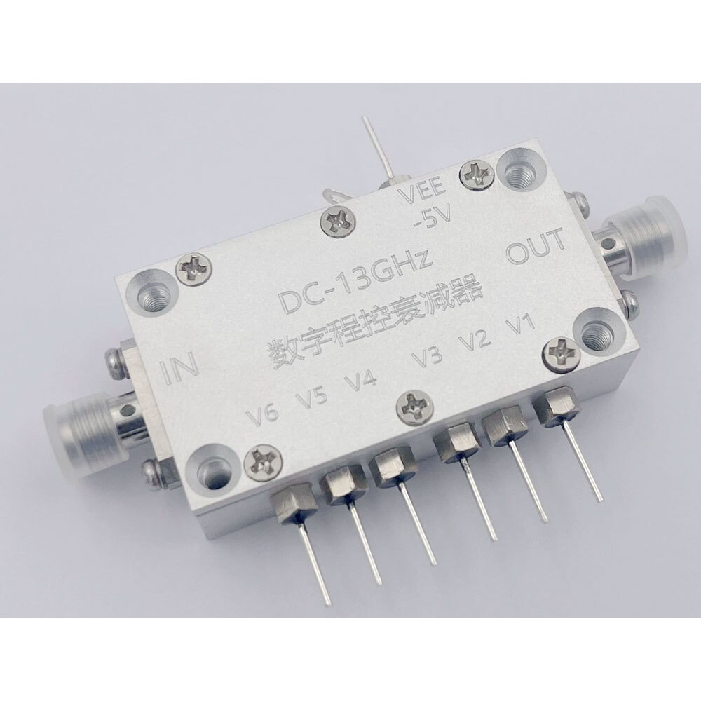 DC-13G Negative/ Positive Voltage Version Digital Programmable RF Attenuator