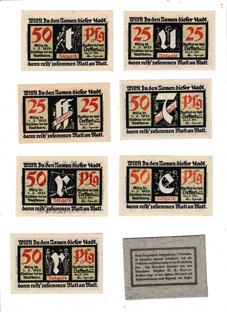 TREFFURT SEVEN NOTES IN SLEEVE