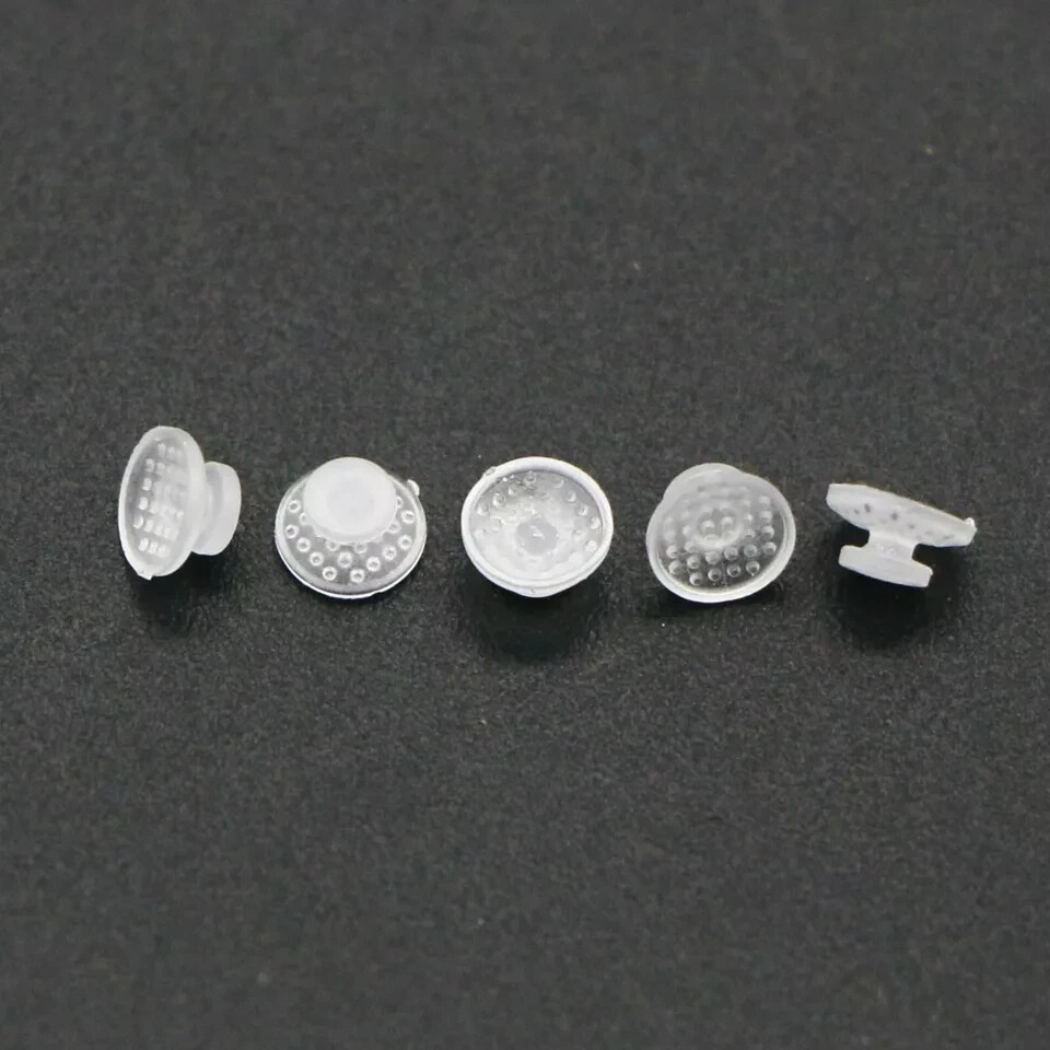 Dental Orthodontic Bondable Clear Ceramic Lingual Button Round/Rectangular Base