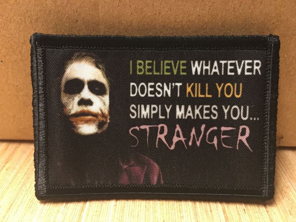 Why So Serious The Joker Morale Patch Tactical Batman