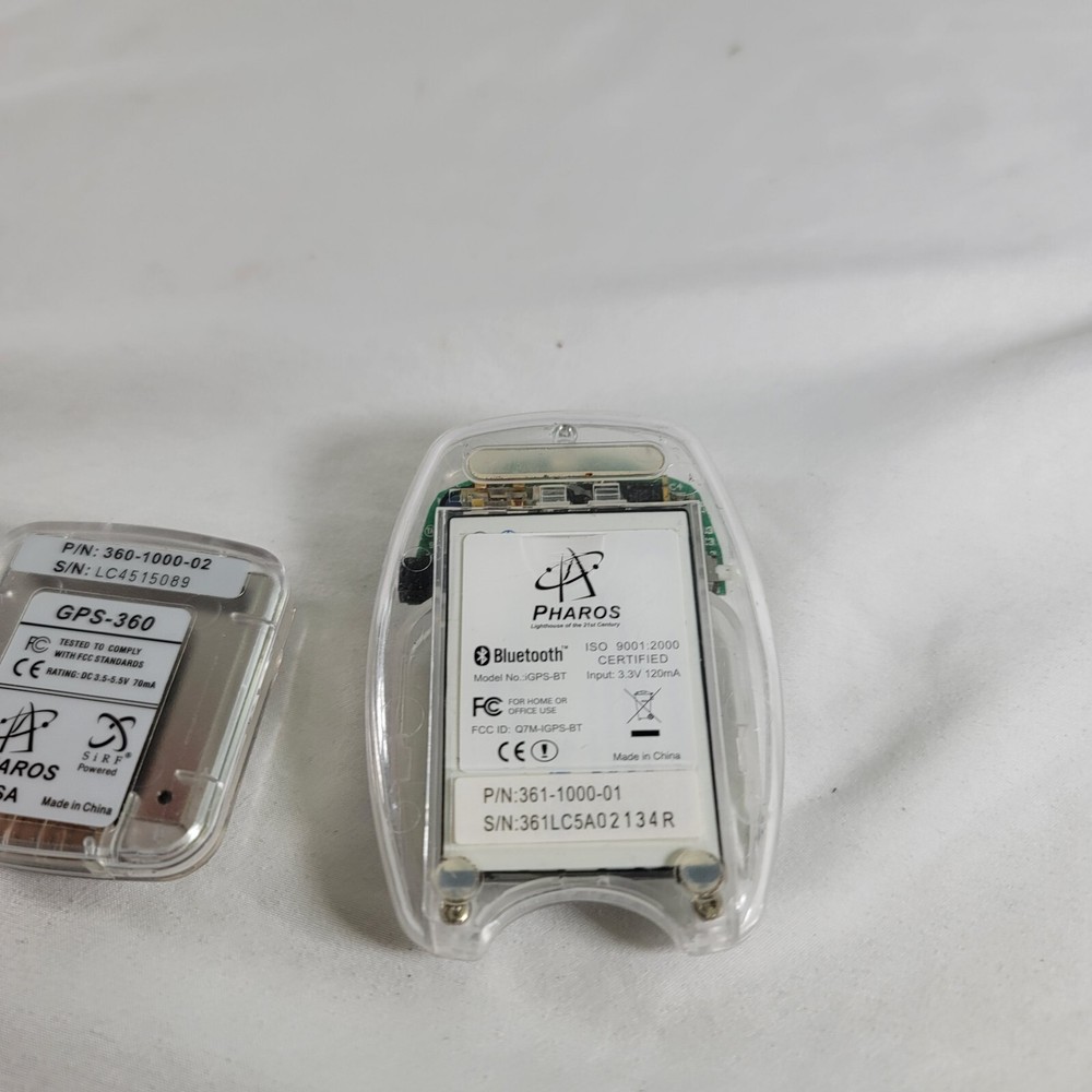 Pharos iGPS-BT GPS Receiver Bluetooth Dock Cradle - Tested