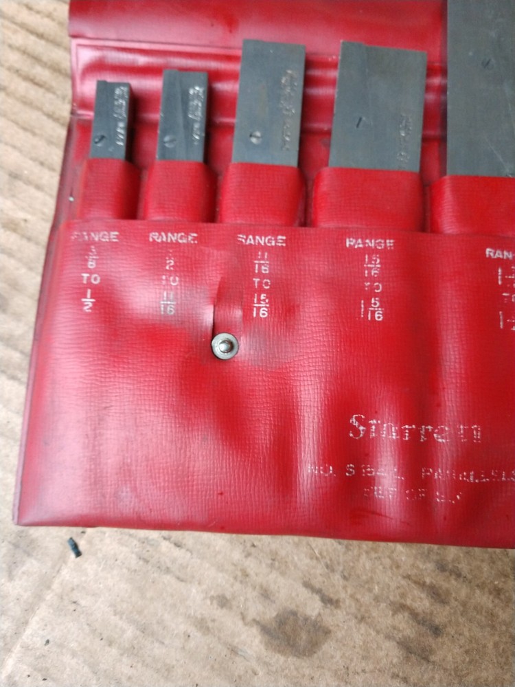 Starrett NO. S154L Parallel Set / 6 pcs