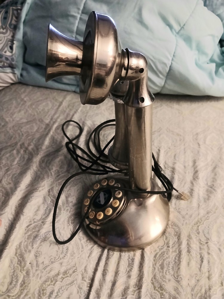 CROSLEY Candlestick Phone - CR64 - Retro Push Button, 1920's-Style -