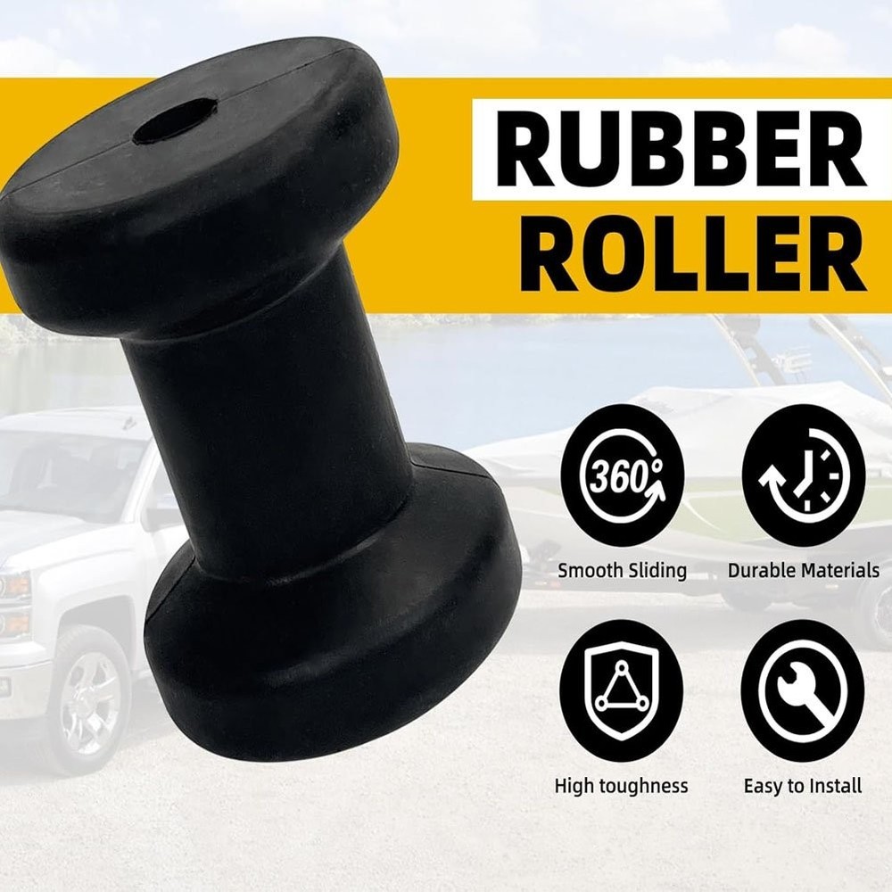 4" Adjustable Keel Roller with Panel Bracket Assembly for 2" Tongue Heavy Duty