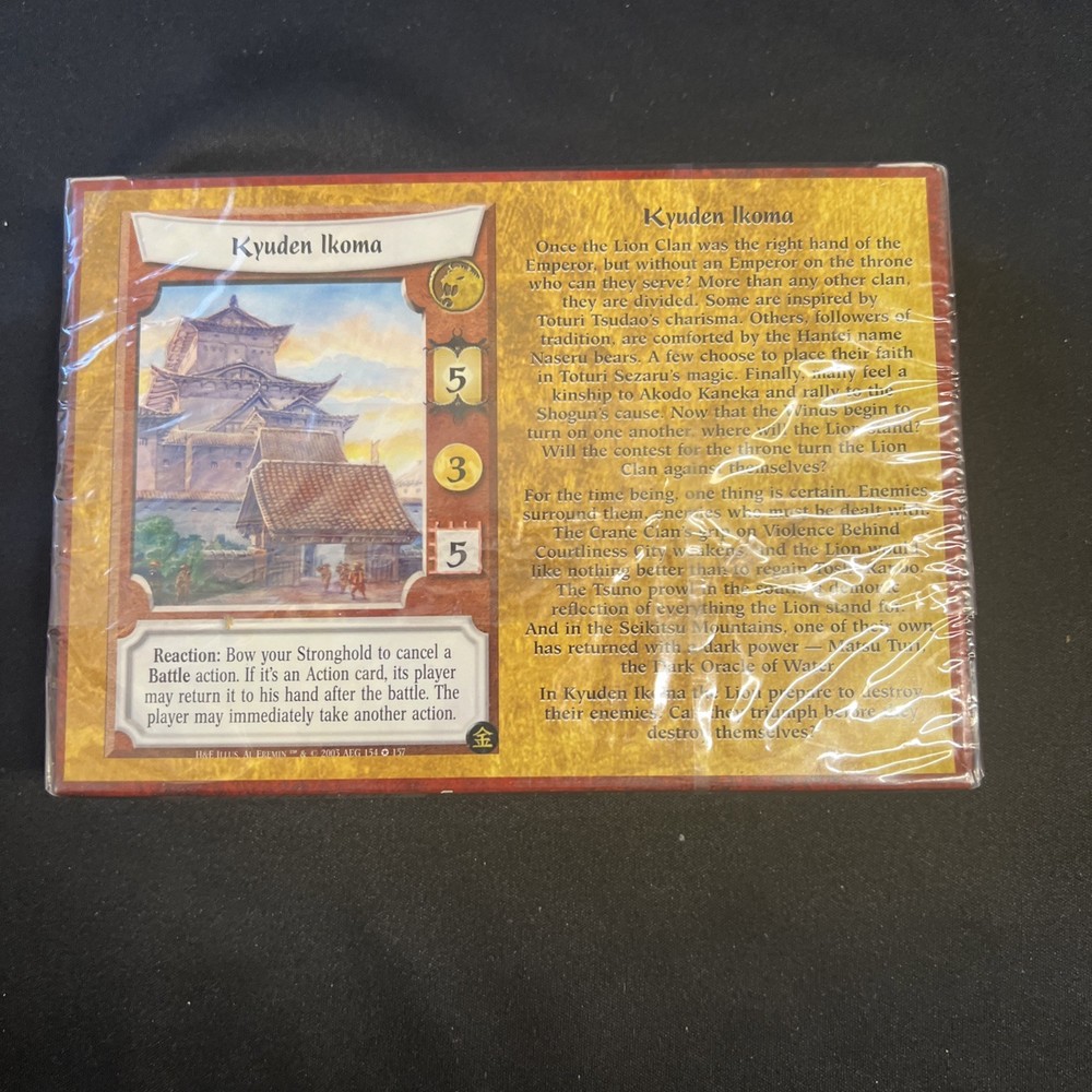 Heaven & Earth L5r Lion Starter Deck