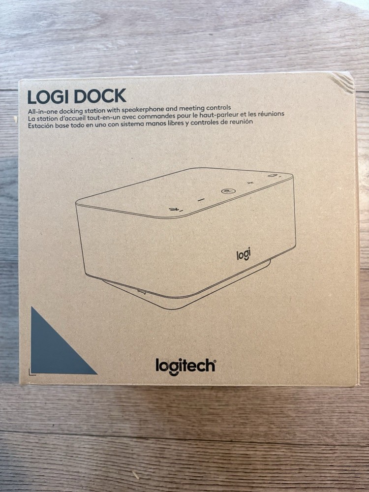 Logitech Logi Dock Teams Version Docking Station Speakerphone Meeting Controls