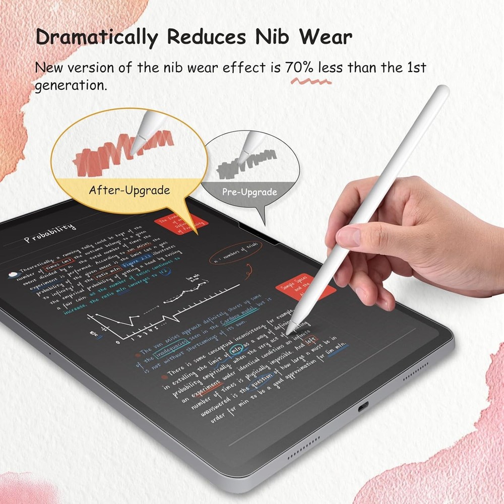 bersem 2-Pack Paperfeel Screen Protector for iPad A16 11th/10th Transparent